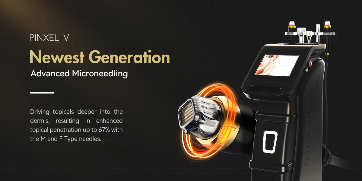 Vaccum Pinxel Microneedle RF Machine